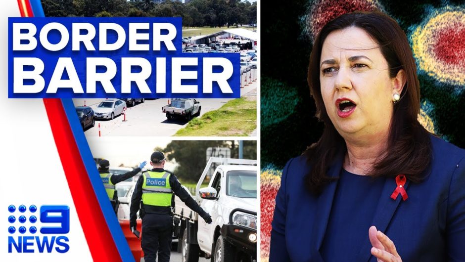 Coronavirus: Queensland borders shut to Adelaide amid cluster fears | 9 News Australia