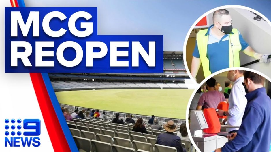 Melbourne Cricket Ground reopens to the public | 9 New Australia