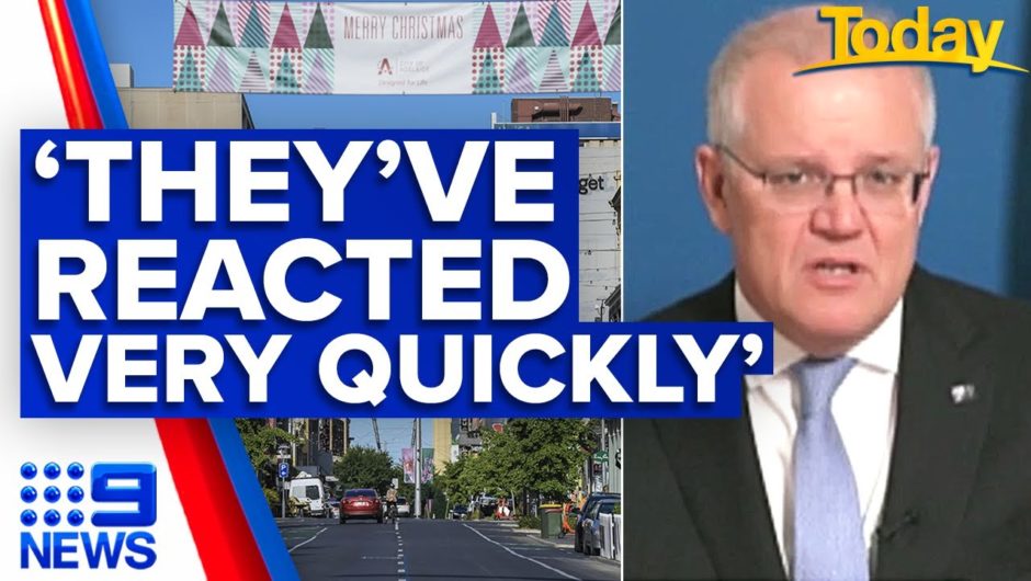 Coronavirus: Scott Morrison thanks South Australians as state begins lockdown | 9 News Australia