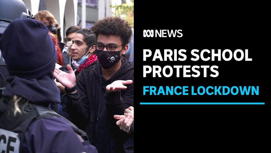 Paris students angry at remaining in school during national COVID-19 lockdown | ABC News