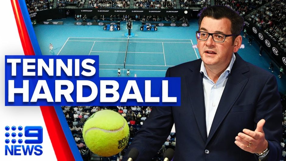 Coronavirus: Overseas tennis players blindsided by Victorian government | 9 News Australia