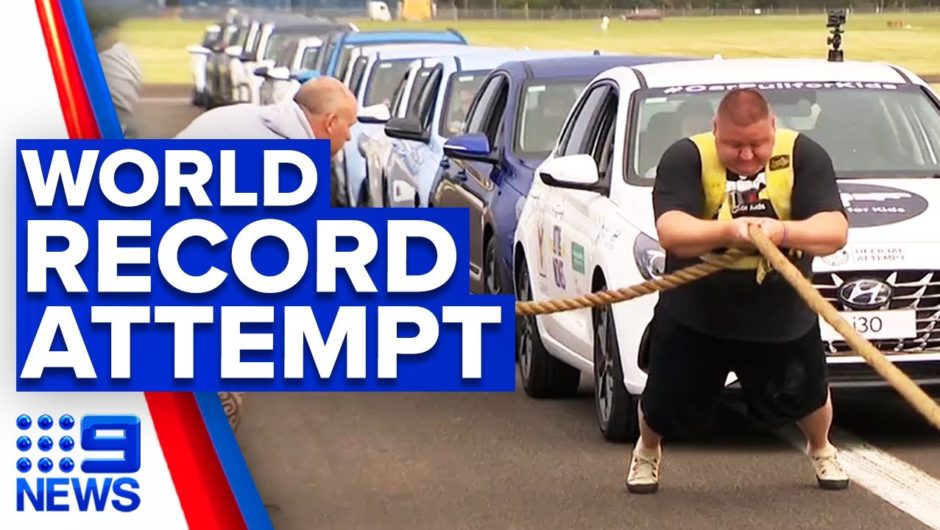 Sydney man attempts Guinness World Record | 9 News Australia