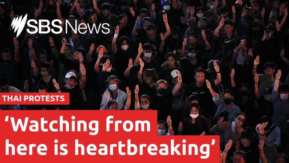 Thai students in Australia back demonstrations in their homeland I SBS News