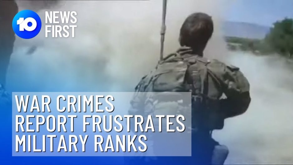 War Crimes Report Frustrates Military | 10 News First