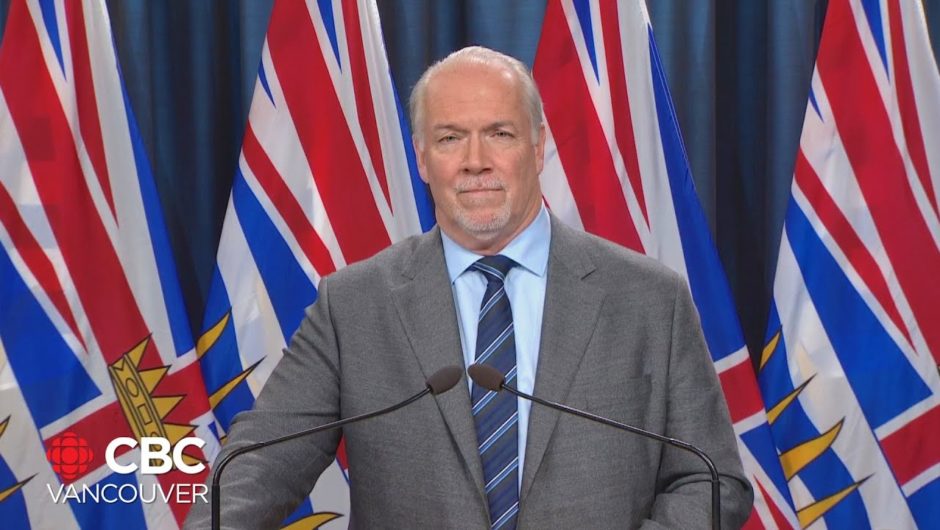 B.C. premier calls for restriction on non-essential travel between provinces