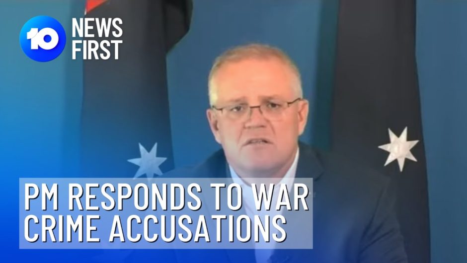 PM Responds To War Crime Accusations | 10 News First