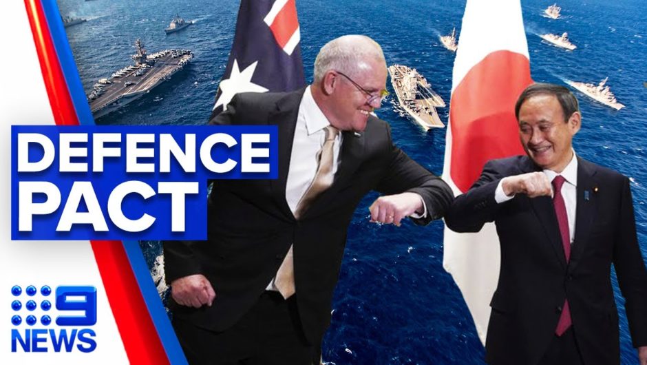Australia and Japan sign major defence pact | 9 News Australia
