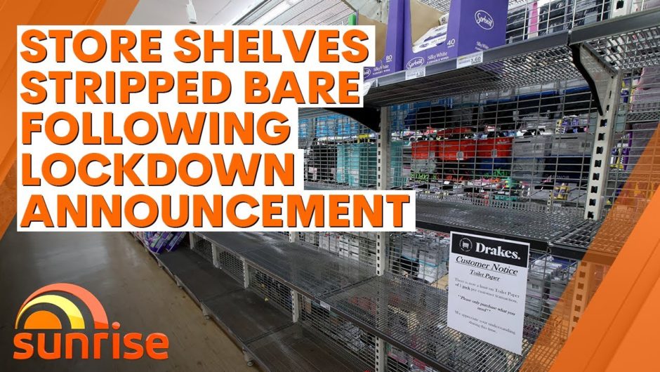 Adelaide COVID: Store shelve stripped bare following SA's lockdown announcement | 7NEWS