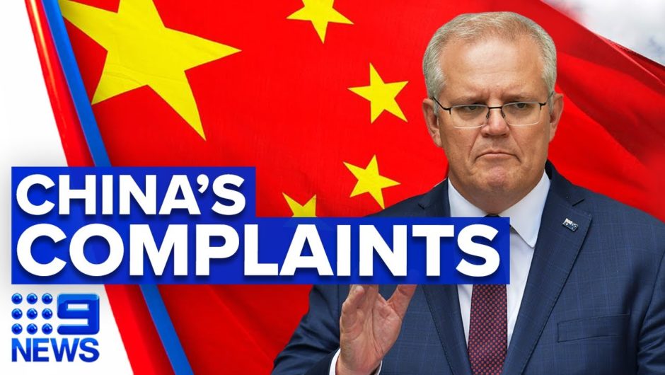 Australia rejects China’s dossier list of problems | 9 News Australia