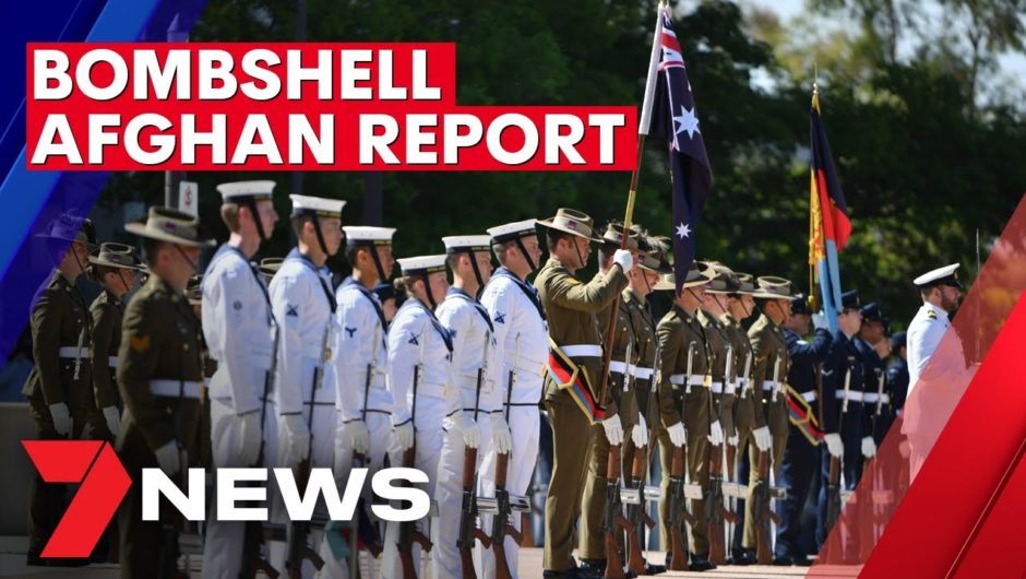 Afghanistan report finds alleged unlawful killing of 39 people by Australian soldiers | 7NEWS
