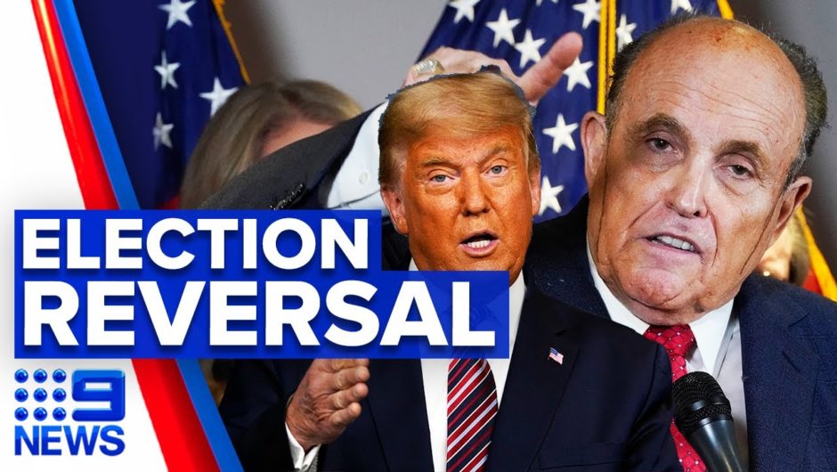 Rudy Giuliani adamant for Trump election result reversal | 9 News Australia