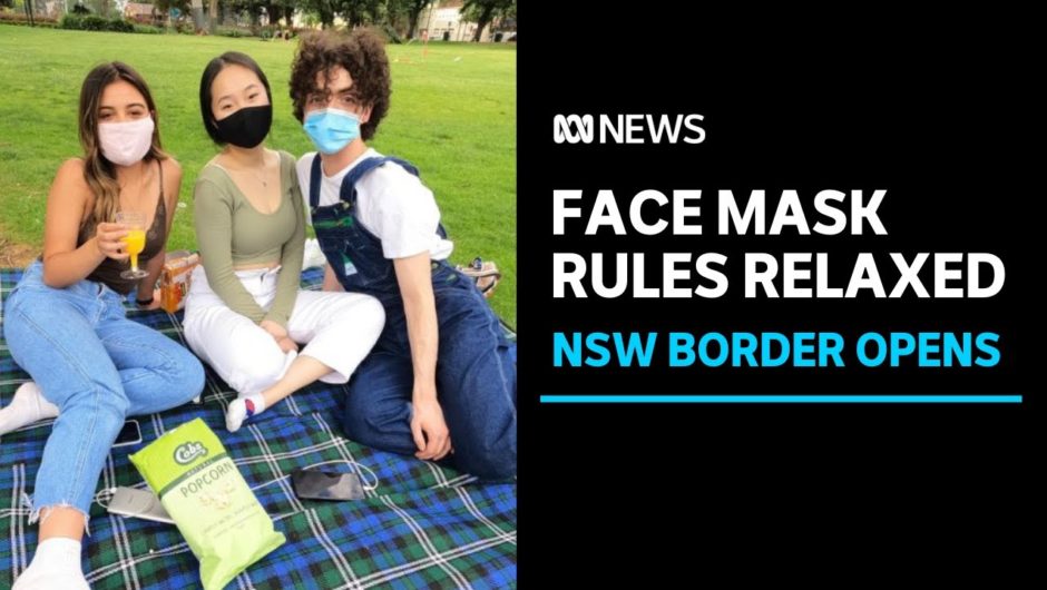 Victoria relaxes face mask rules outdoors, NSW to open border with Vic. from midnight | ABC News