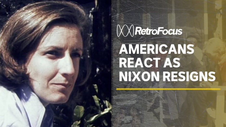 Americans react to Nixon's resignation in 1974 | RetroFocus