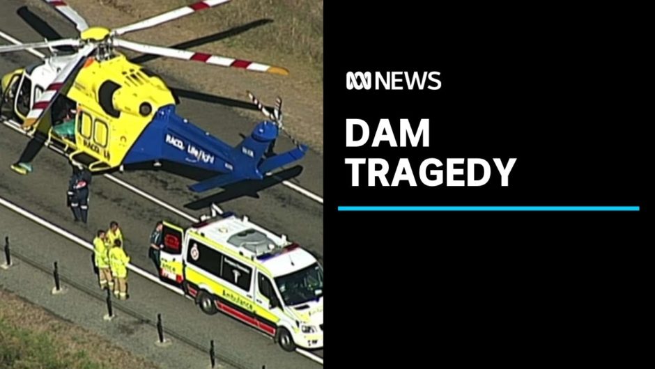 Toddler fights for life as police investigate fatal car crash into dam | ABC News