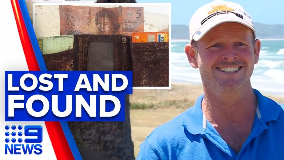 Man reunited with wallet after 26 years | 9 News Australia