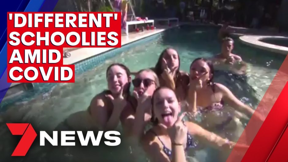 NSW students kick off Schoolies 2020 events as police watch on carefully | 7NEWS