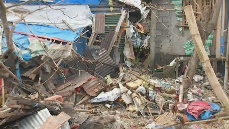 Typhoon victims with damaged houses to get cash aid