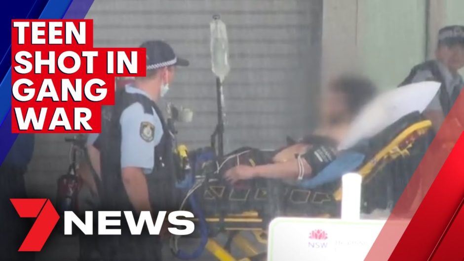 Teen sprayed with bullets in Sydney's Granville | 7NEWS