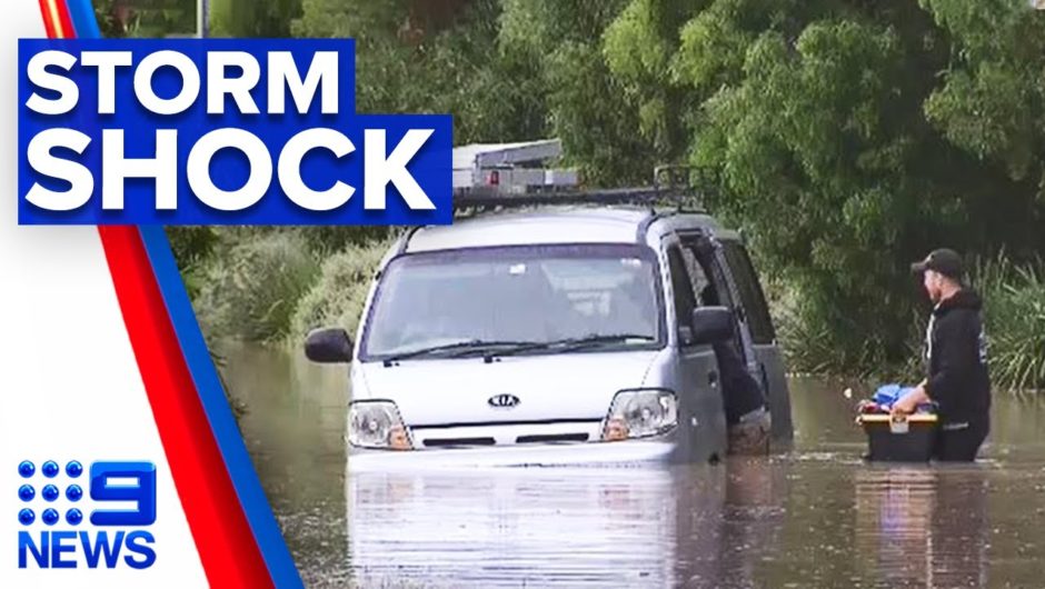Victoria lashed by severe storms | 9 News Australia
