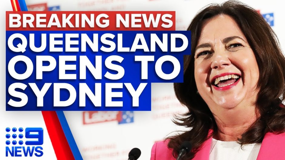 Coronavirus: Queensland opens border to NSW | 9 News Australia