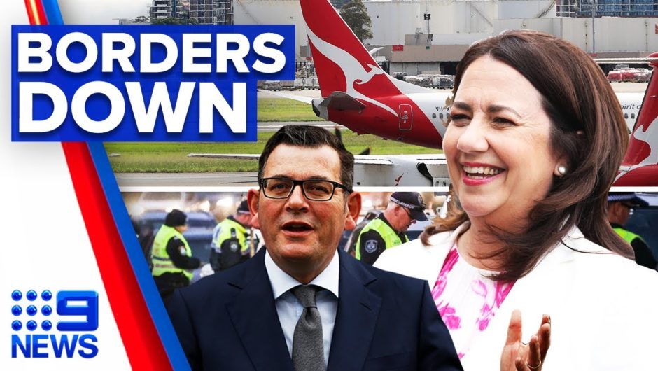 Coronavirus: Queensland confirms to open border to Victoria | 9 News Australia