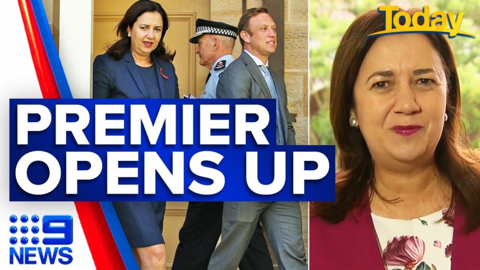 Queensland Premier reveals 'personal toll' border backlash had on family | 9 News Australia