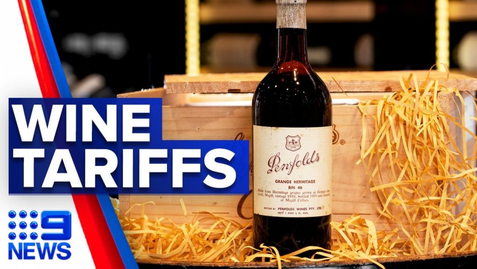 China announces new tariffs on Australian wine | 9 News Australia