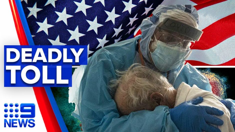 Coronavirus: Predictions 60,000 America deaths in next three weeks | 9 News Australia