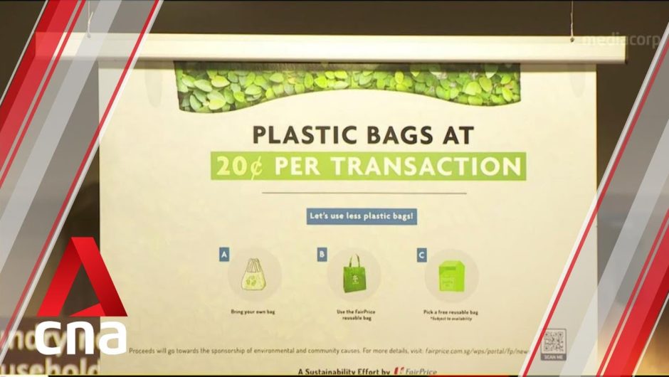 NTUC FairPrice extends 'no plastic bag' initiative after saving 15.6m plastic bags in a year
