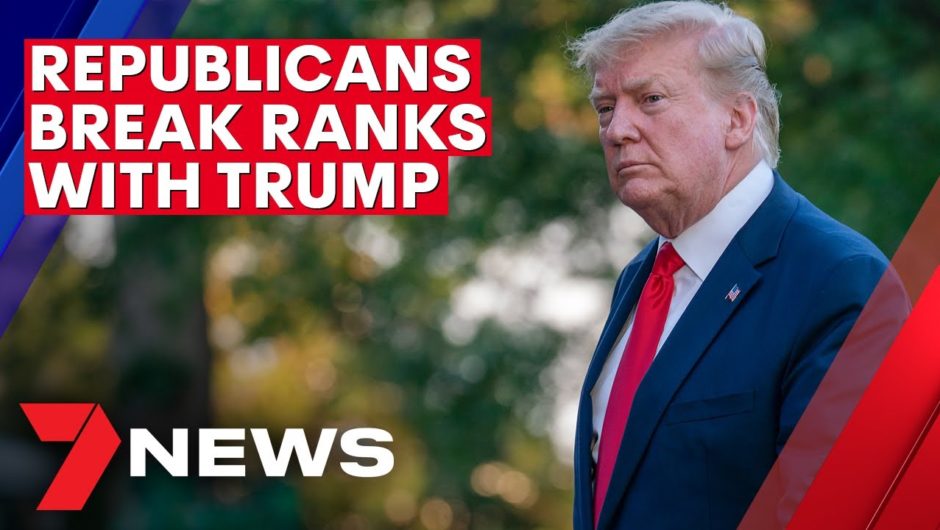 Republicans break ranks with Trump over baseless election fraud claims | 7NEWS