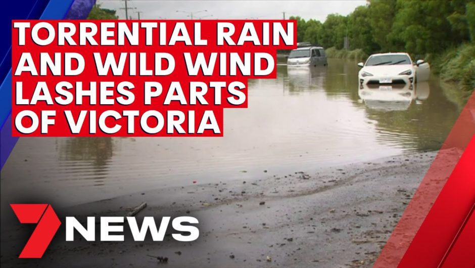 Victoria lashed by torrential rain and wild wind | 7NEWS
