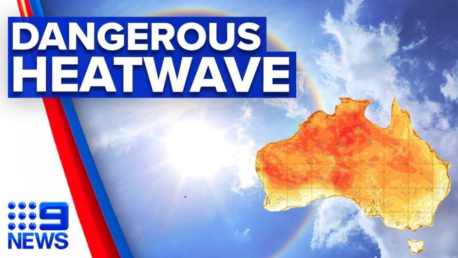 Heatwave conditions hit parts of Australia | 9 News Australia