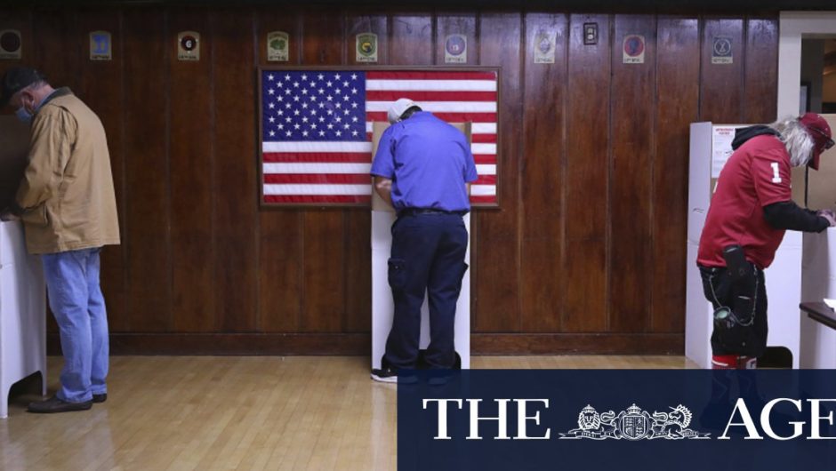 Donald Trump and Joe Biden do battle but US officials say no evidence of foreign interference