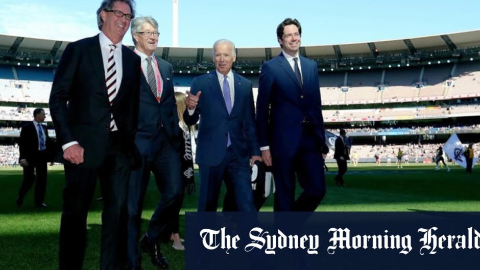 How Joe Biden fared at the footy in Melbourne