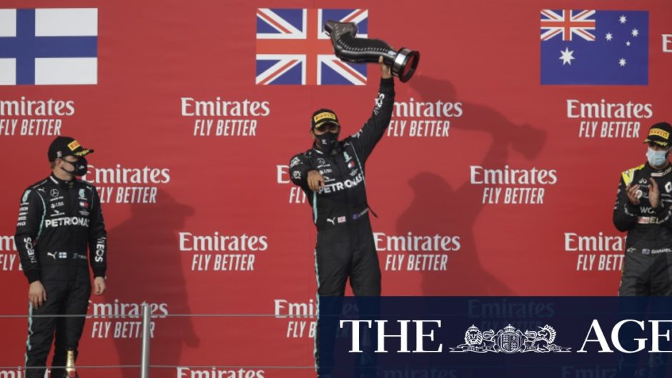 Hamilton wins at Imola to cap constructors’ title for Mercedes, Ricciardo third