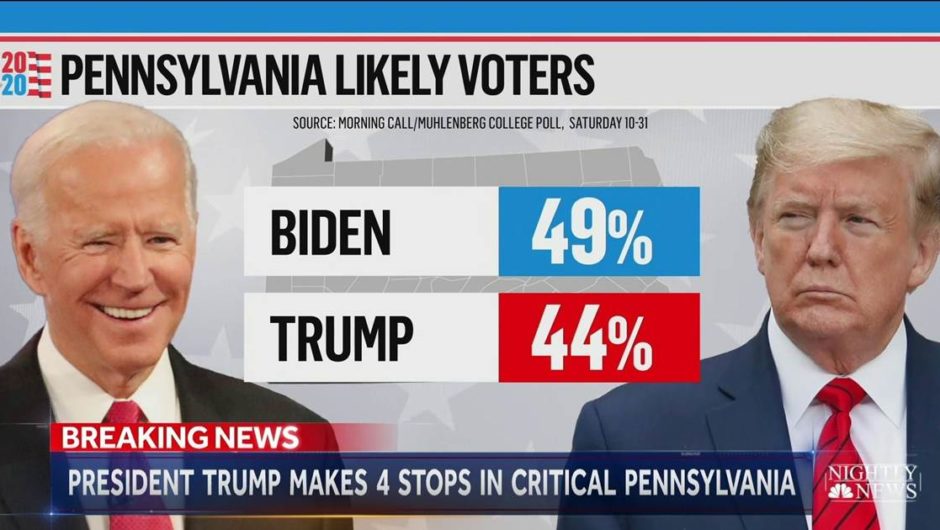 Trump makes 4 stop Saturday swing through Pennsylvania