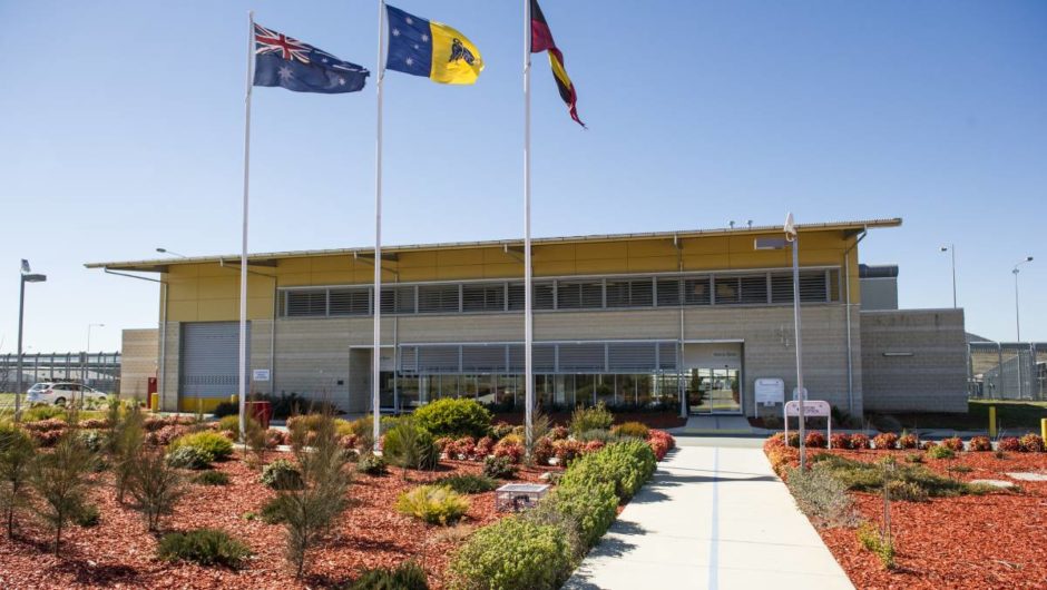 An improvised bladed weapon was used to stab a prisoner in Canberra’s jail last weekend | The Canberra Times