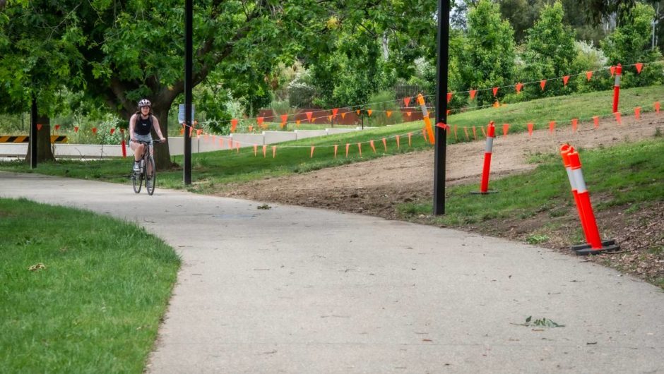 Pathway on Lake Burley Griffin foreshore open to public following $750k upgrade | The Canberra Times