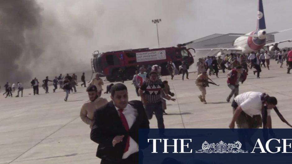 Blast at Yemen airport kills dozens, wounds more than 100