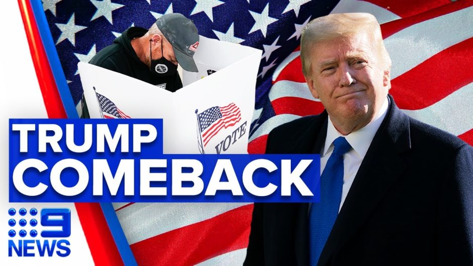 Trump gives first interview since election loss | 9 News Australia