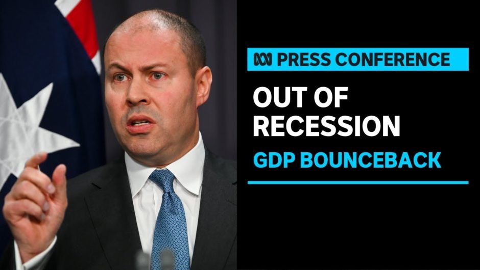 Treasurer Josh Frydenberg responds to rise in GDP figures | ABC News