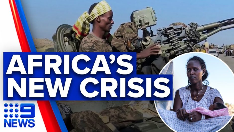 Ethiopia: Humanitarian disaster unfolding amid civil war | 9 News Australia