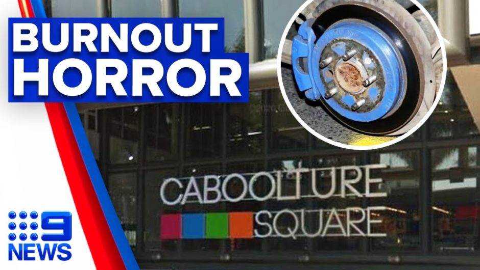 Little boy hit after wheel came off during failed burnout | 9 News Australia