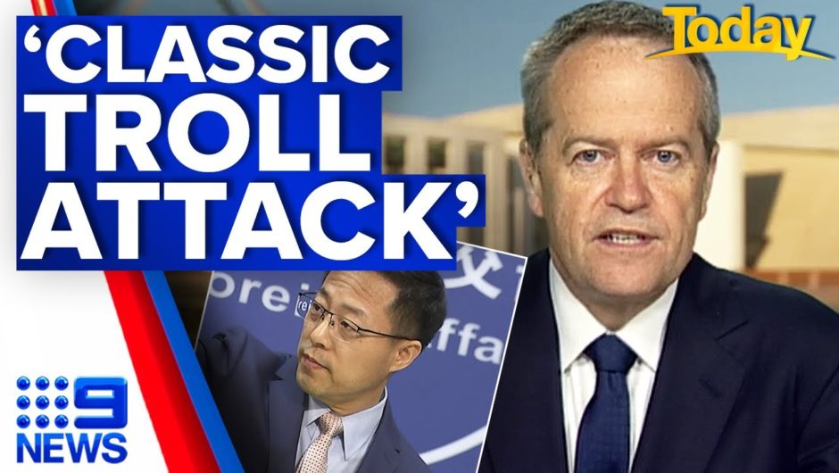"No one bullies us": Bill Shorten slams China's 'wolf warrior' diplomacy | 9 News Australia