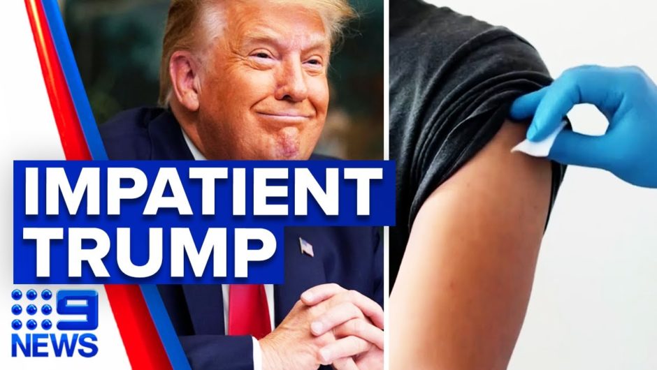 Coronavirus: Donald Trump to run for president in 2024 | 9 News Australia