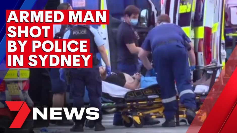Man charged with attempted murder after police shooting in Sydney | 7NEWS