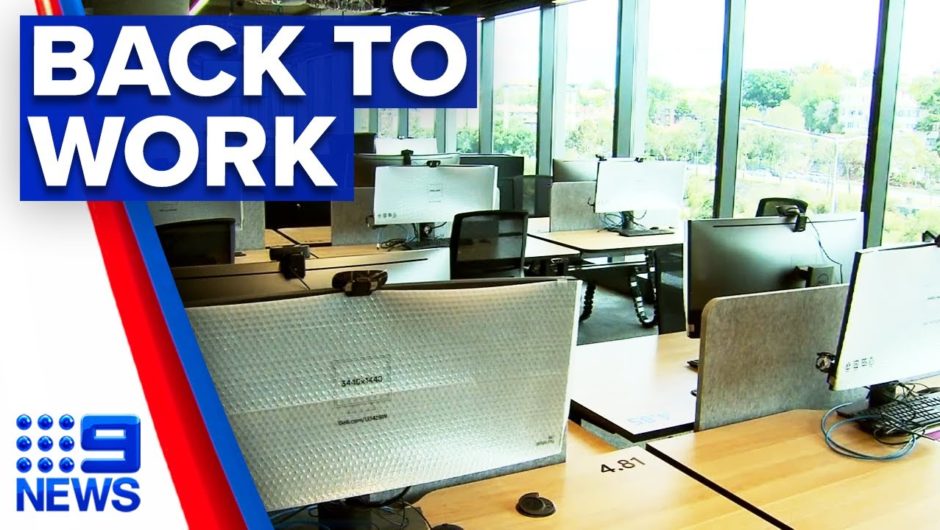 Coronavirus: Melbourne workers to return to the office | 9 News Australia
