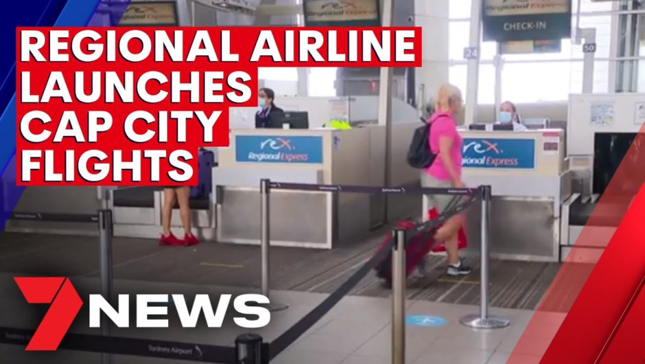 Regional airline carrier Rex launches capital city flights | 7NEWS