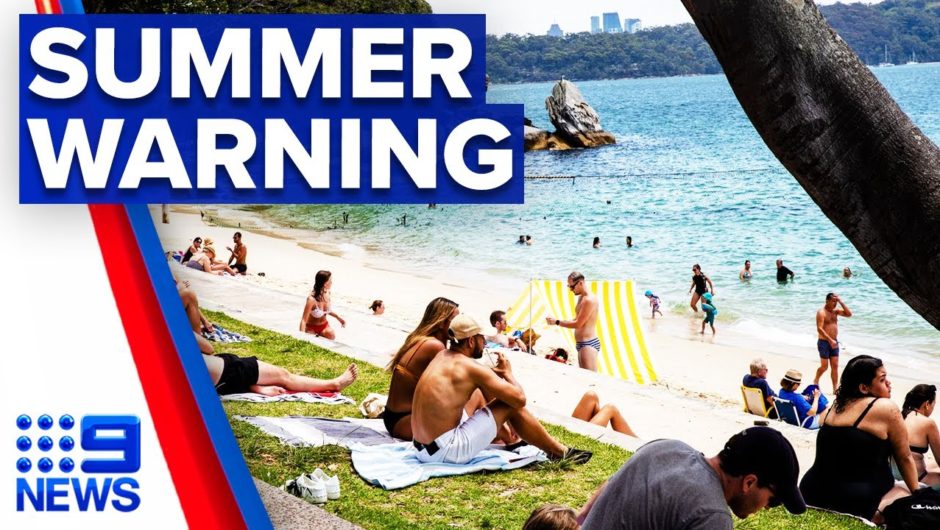 First day of summer brought intense heat | 9 News Australia