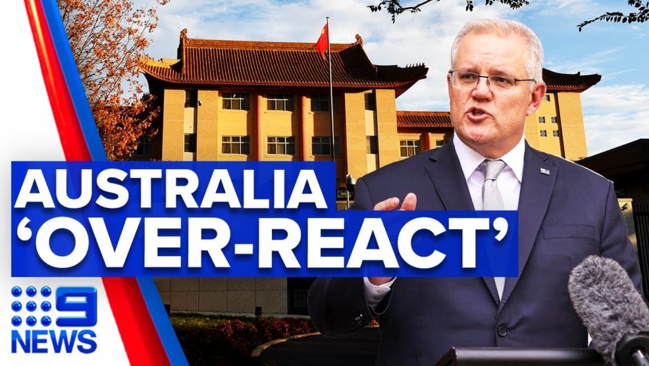Chinese embassy accuses PM of over-reacting to ADF tweet | 9 News Australia